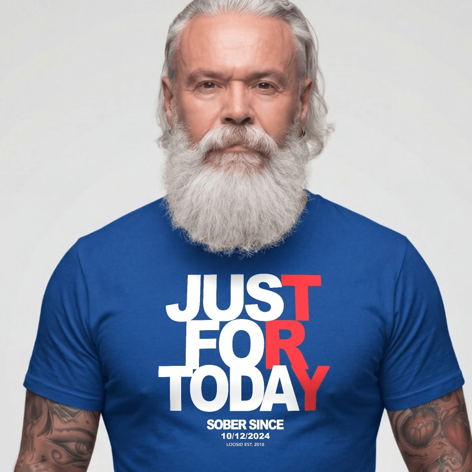 Sober T Shirt | Men's Just For Today Tee