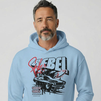 Sober Rebel Custom Sobriety Date Recovery Hoodie featuring the design (view 21)