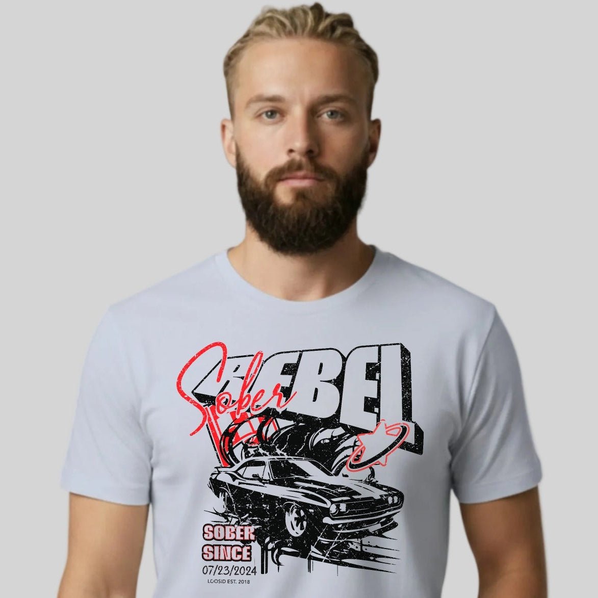 Sober Rebel Sober T Shirt product photo (view 10)