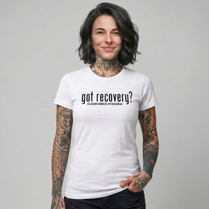 Got Recovery Sober T Shirt close-up view (view 22)
