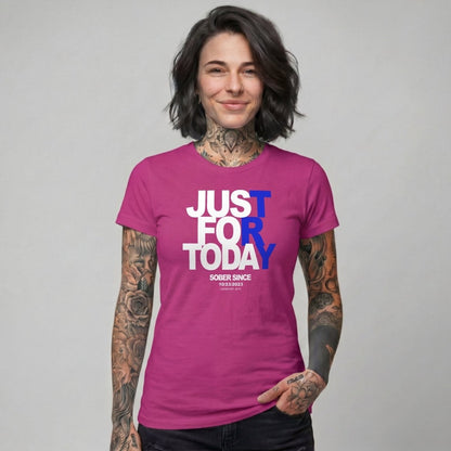 Sober T Shirt | Women's Just Try For Today Tee