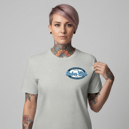 Sober Club Sober T Shirt featuring the design (view 11)