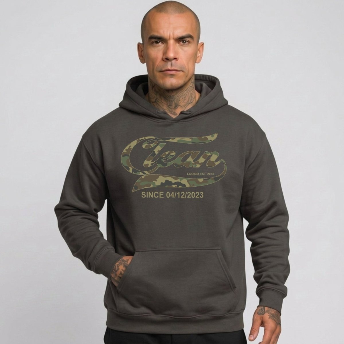 Clean Since Camo Recovery Hoodie side view (view 16)