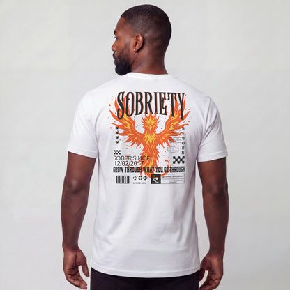 Phoenix Reborn Recovery Limited-Edition T-Shirt with Sobriety Date