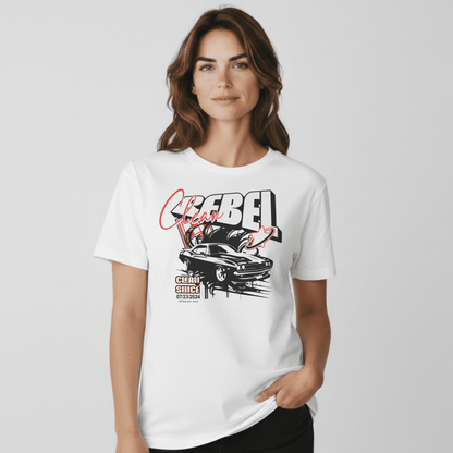 Clean Rebel Sober T Shirt back view (view 7)