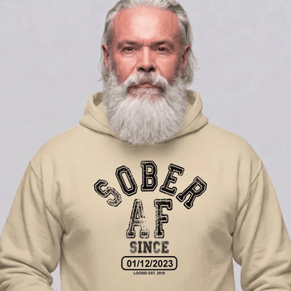 Recovery Hoodie | Men's Sober AF Hoodie