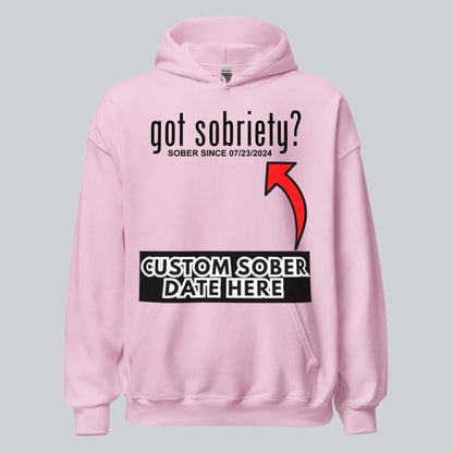 Got Sobriety Recovery Hoodie fit detail (view 39)