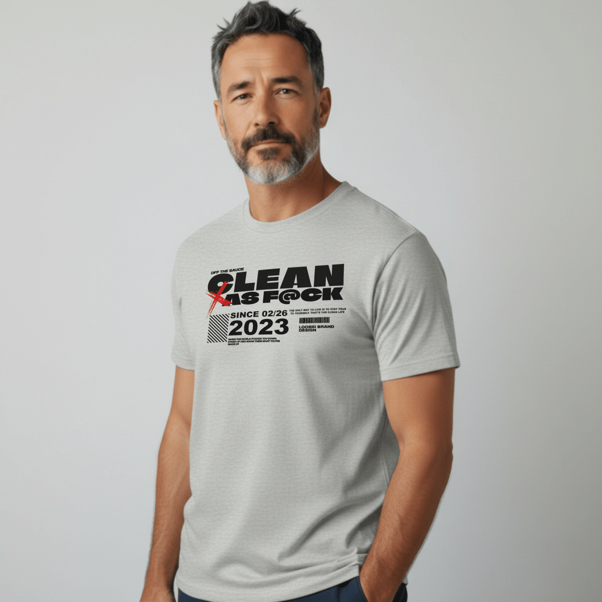Recovery Year Men's Sobriety Sober T Shirt fit detail (view 19)