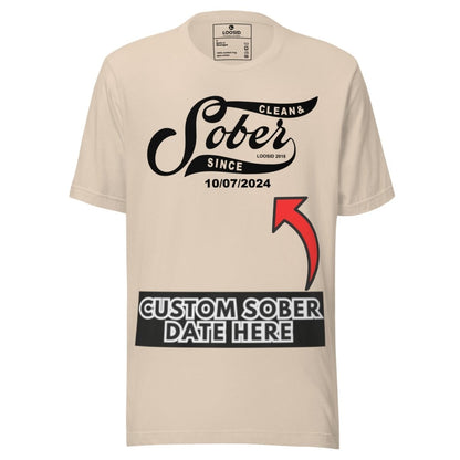 Sober Since Sober T Shirt graphic detail (view 24)