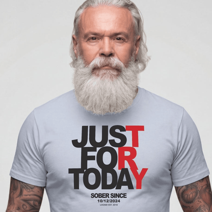 Sober T Shirt | Men's Just For Today Tee