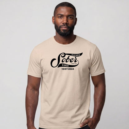 Sober T Shirt | Men's Sober Since Tee