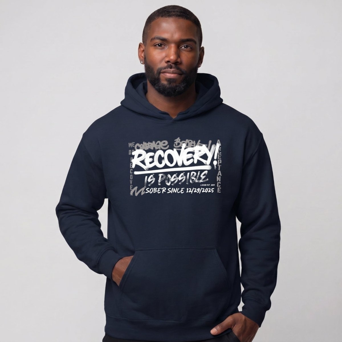 Recovery Hoodie | Men's Recovery Is Possible Hoodie
