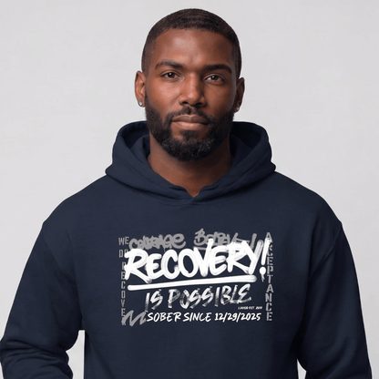 Recovery Hoodie | Men's Recovery Is Possible Hoodie