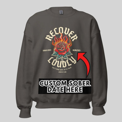 Sobriety Recovery Hoodie featuring the design (view 11)