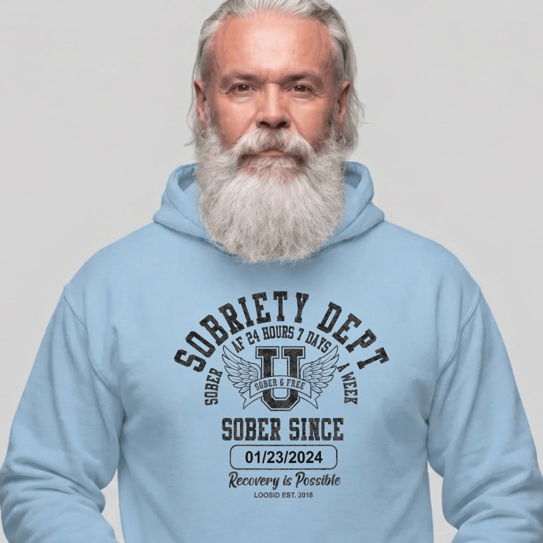 Recovery Hoodie | Men's Sobriety Dept 24/7 Hoodie