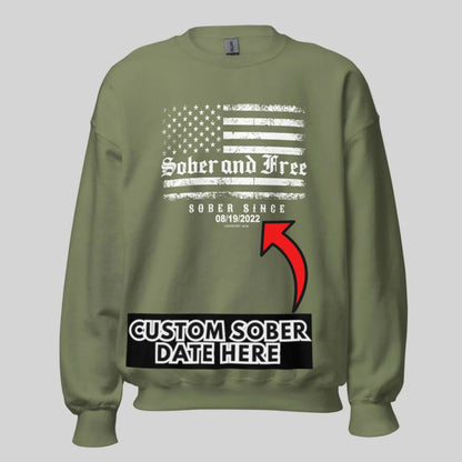 Sobriety Recovery Hoodie fit detail (view 19)