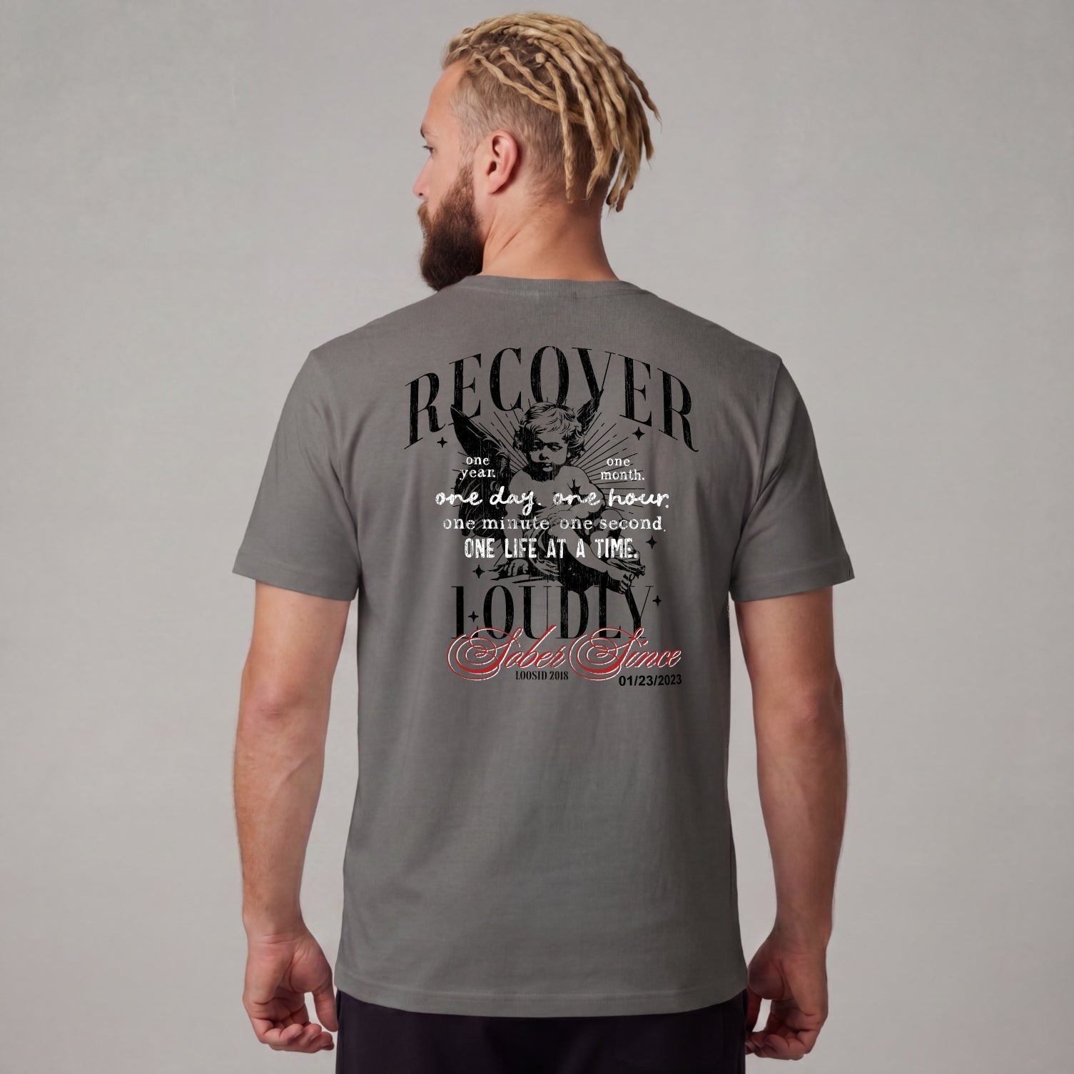 Recover Loudly Limited-Edition T-Shirt with Recovery Date
