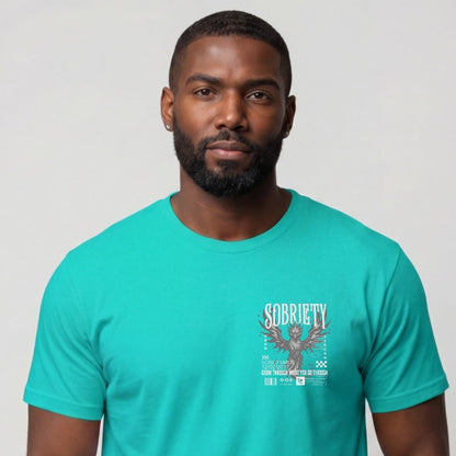 Phoenix Reborn Recovery Limited-Edition T-Shirt with Sobriety Date