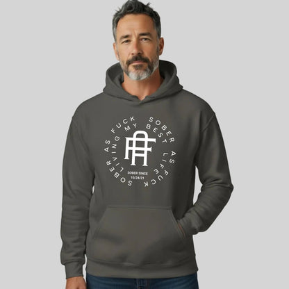 Living My Best Life Recovery Hoodie back view (view 37)