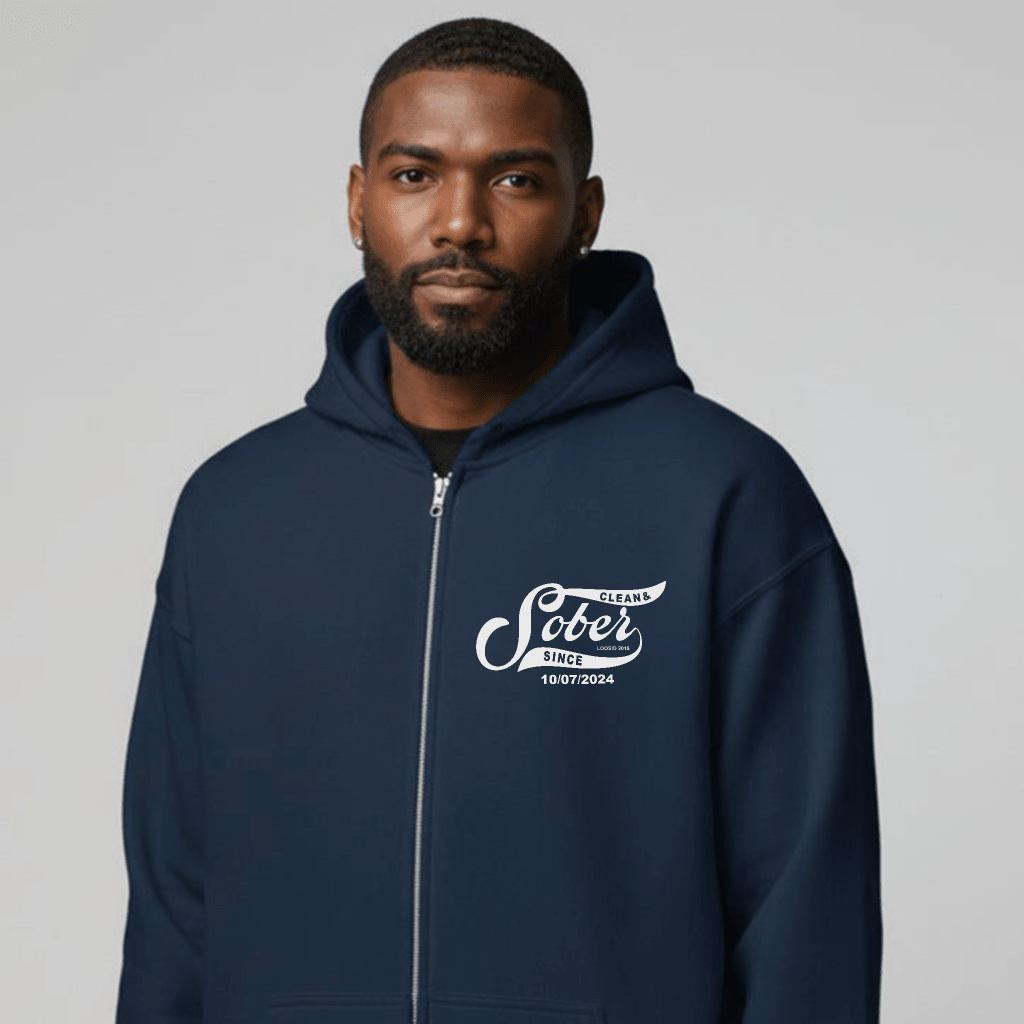 Sober Since Recovery Hoodie product photo (view 20)