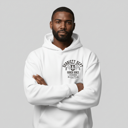 Sobriety Dept Recovery Hoodie product photo (view 20)