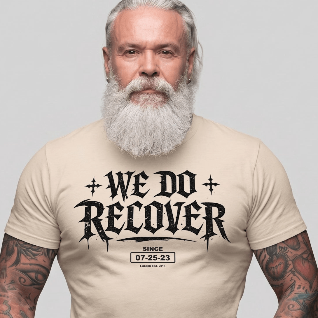 We Do Recover Sober T Shirt featuring the design (view 21)