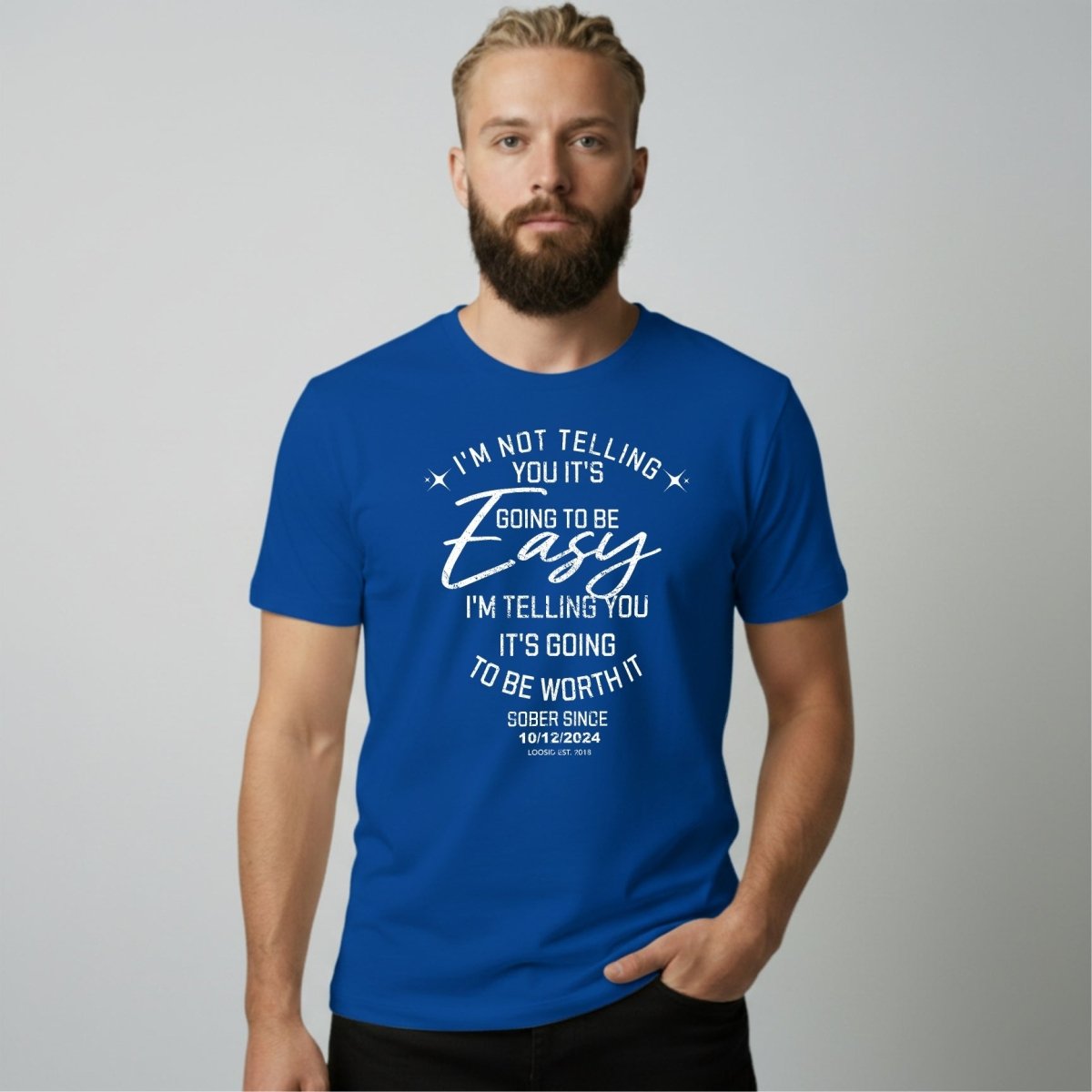 I'm Not telling Sober T Shirt featuring the design (view 11)