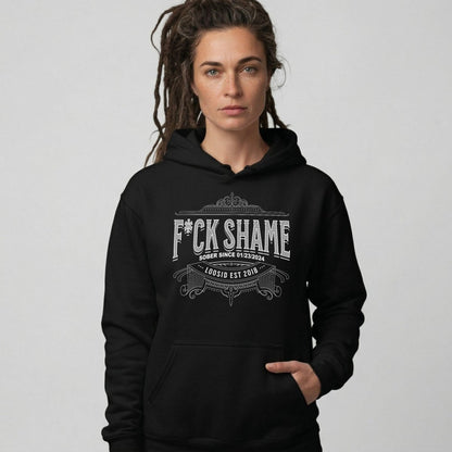 F*ck Shame Recovery Hoodie lifestyle view (view 25)