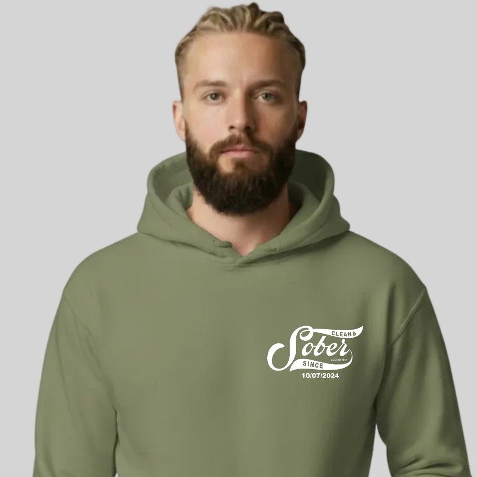 Sober Since Recovery Hoodie packaging detail (view 38)