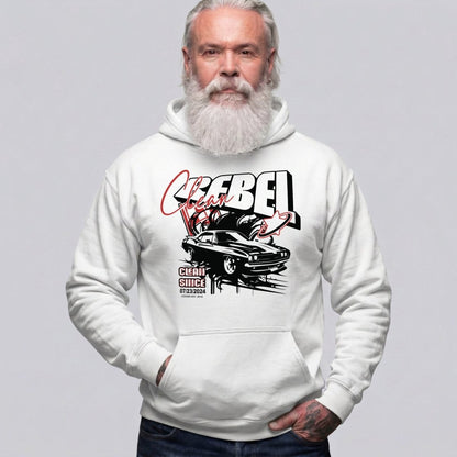 Clean Rebel Custom Recovery Date Recovery Hoodie graphic detail (view 4)
