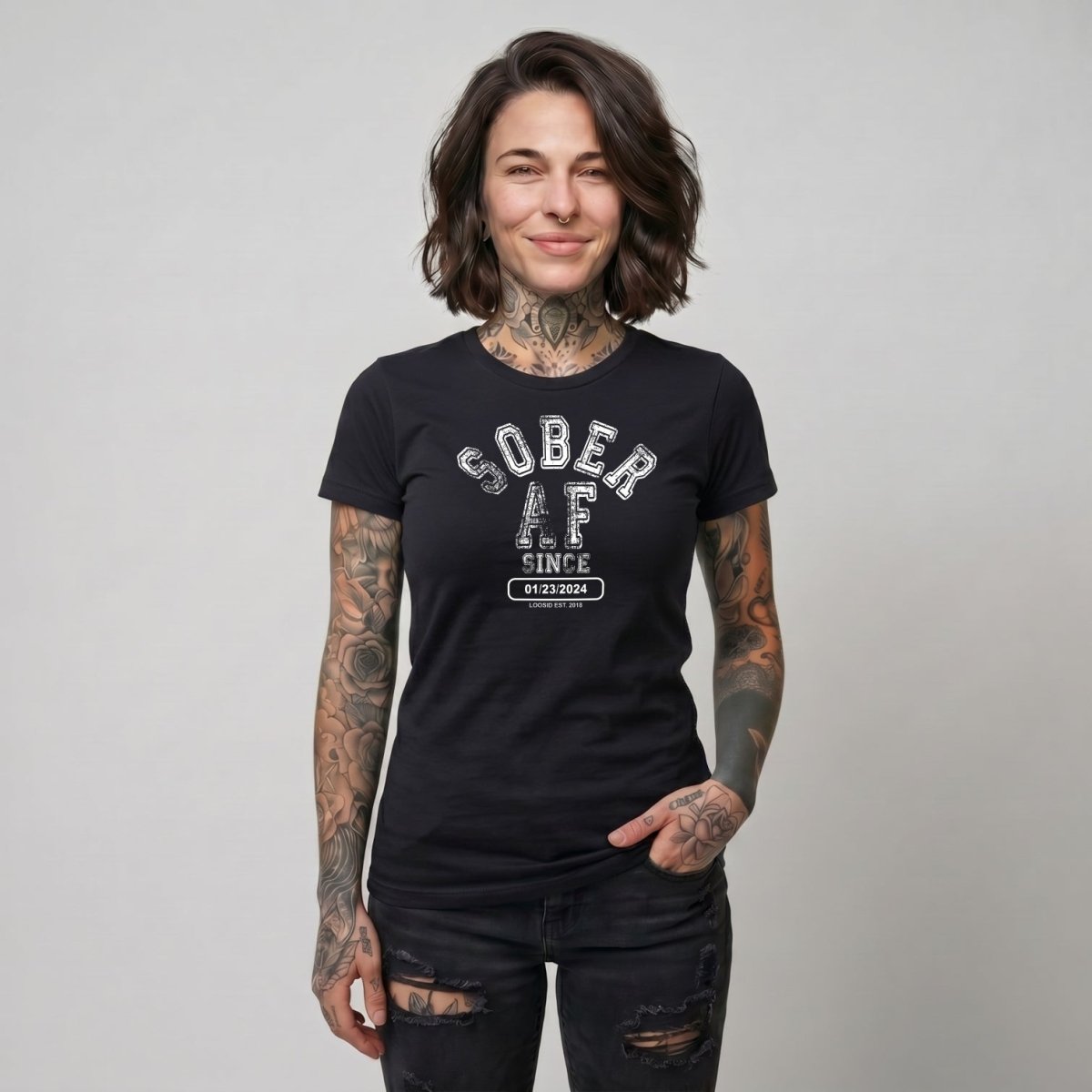 Sober T Shirt | Women's Sober AF Tee