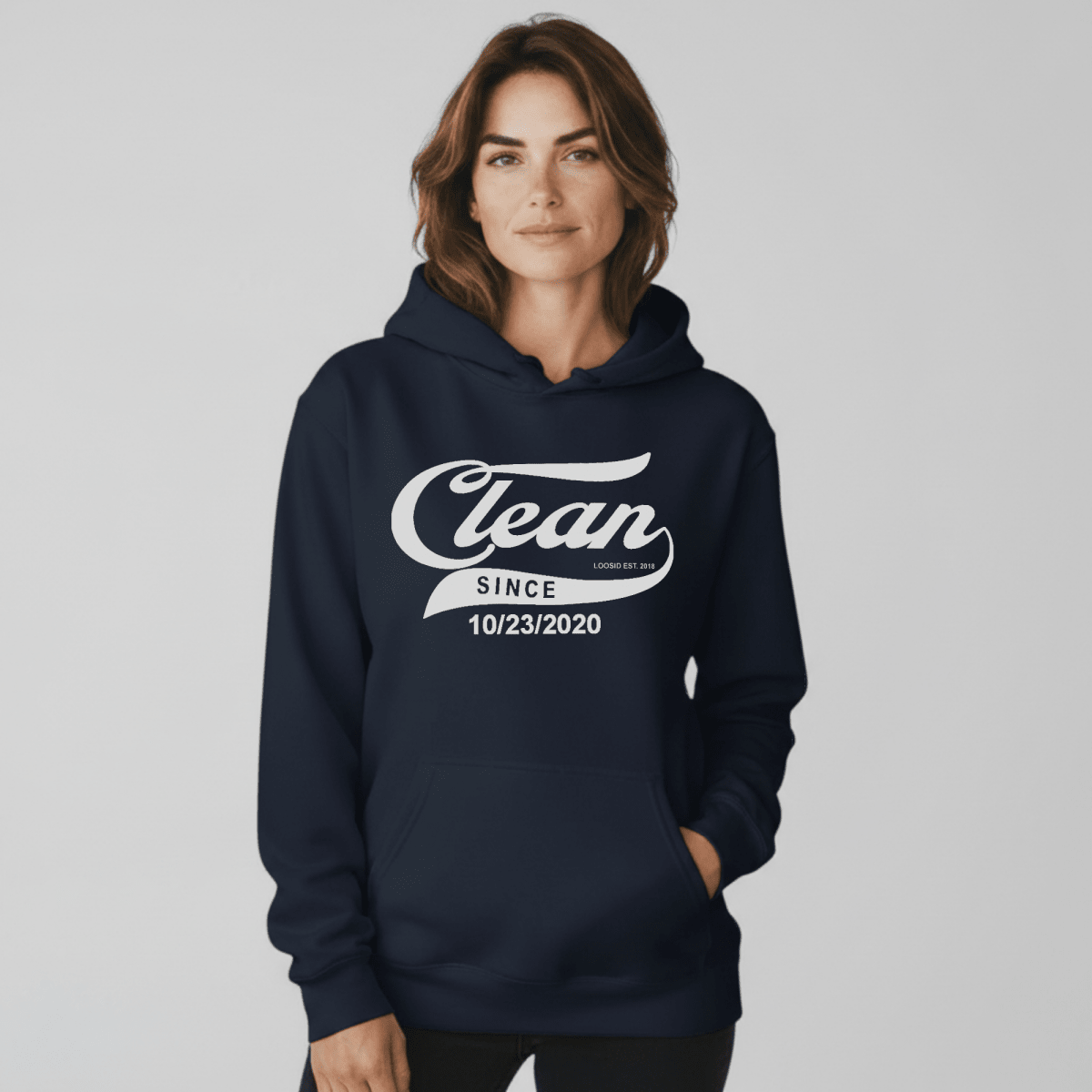 Clean Since Recovery Hoodie fit detail (view 9)
