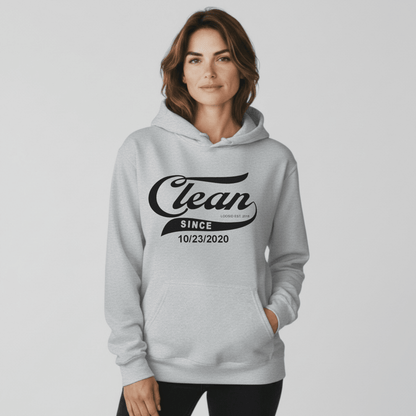 Clean Since Recovery Hoodie graphic detail (view 24)