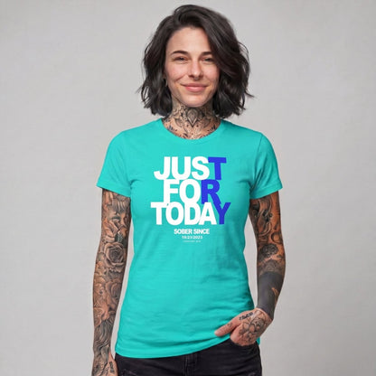 Sober T Shirt | Women's Just Try For Today Tee
