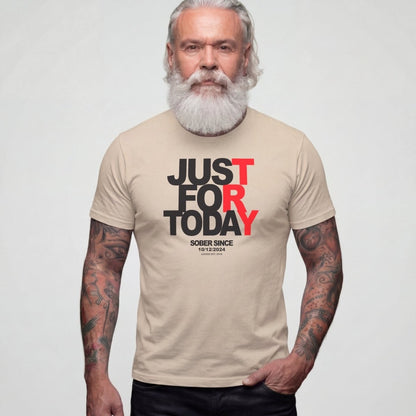 Sober T Shirt | Men's Just For Today Tee