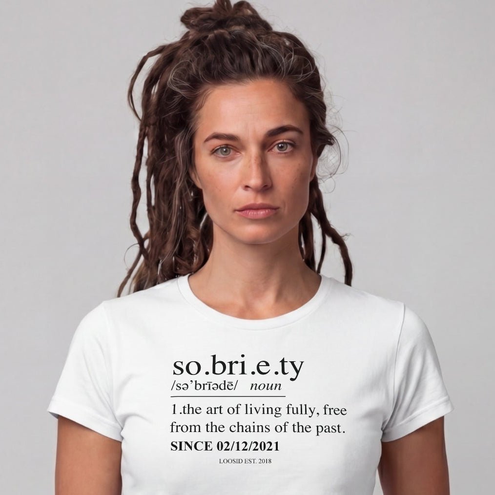 Sober T Shirt | Women's Sobriety Definition Tee