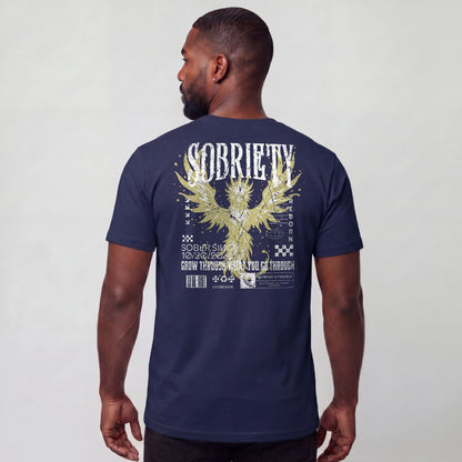 Phoenix Reborn Recovery Limited-Edition T-Shirt with Sobriety Date