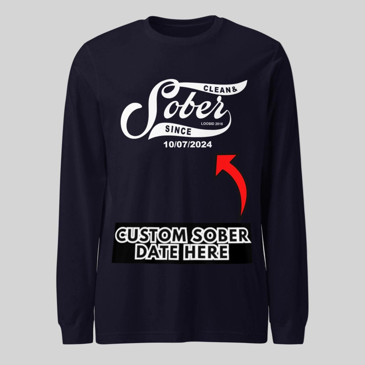Long Sleeve Sober Sober T Shirt fit detail (view 19)