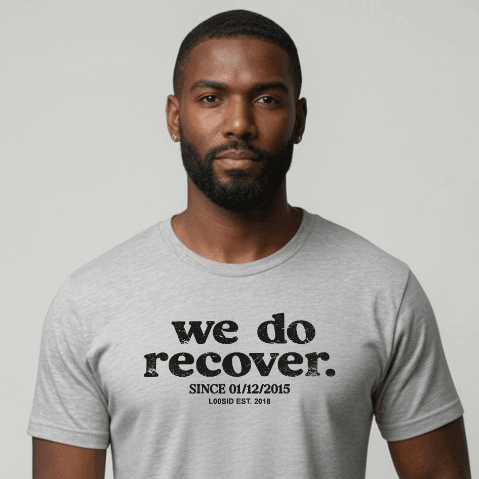 Sober T Shirt | Men's We Do Recover Tee