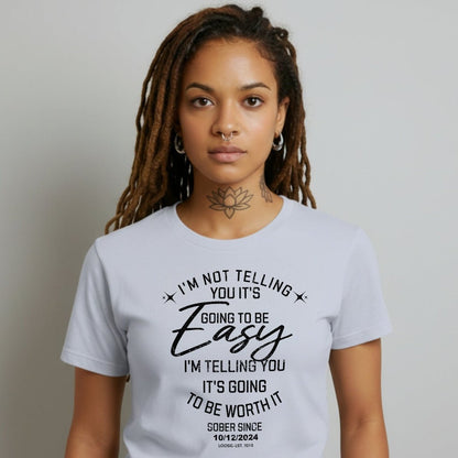 Im Not telling Sober T Shirt lifestyle view (view 25)
