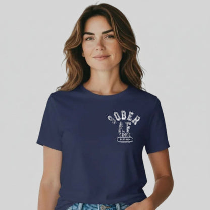 Sober AF Sober T Shirt lifestyle view (view 5)
