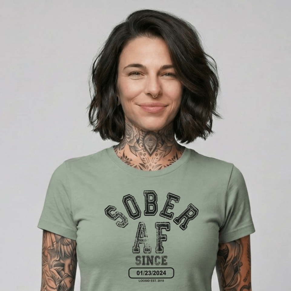 Sober T Shirt | Women's Sober AF Tee