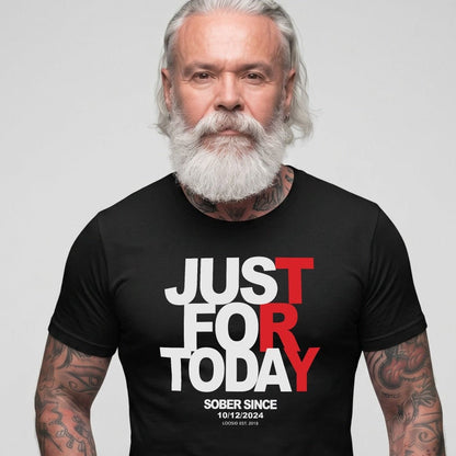 Loosid Just Try For Today Sober T Shirt featuring the design