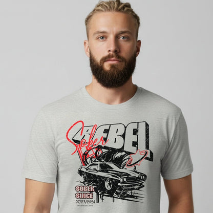 Sober Rebel Sober T Shirt side view (view 6)