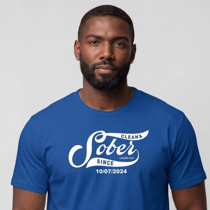 Sober T Shirt | Men's Sober Since Tee