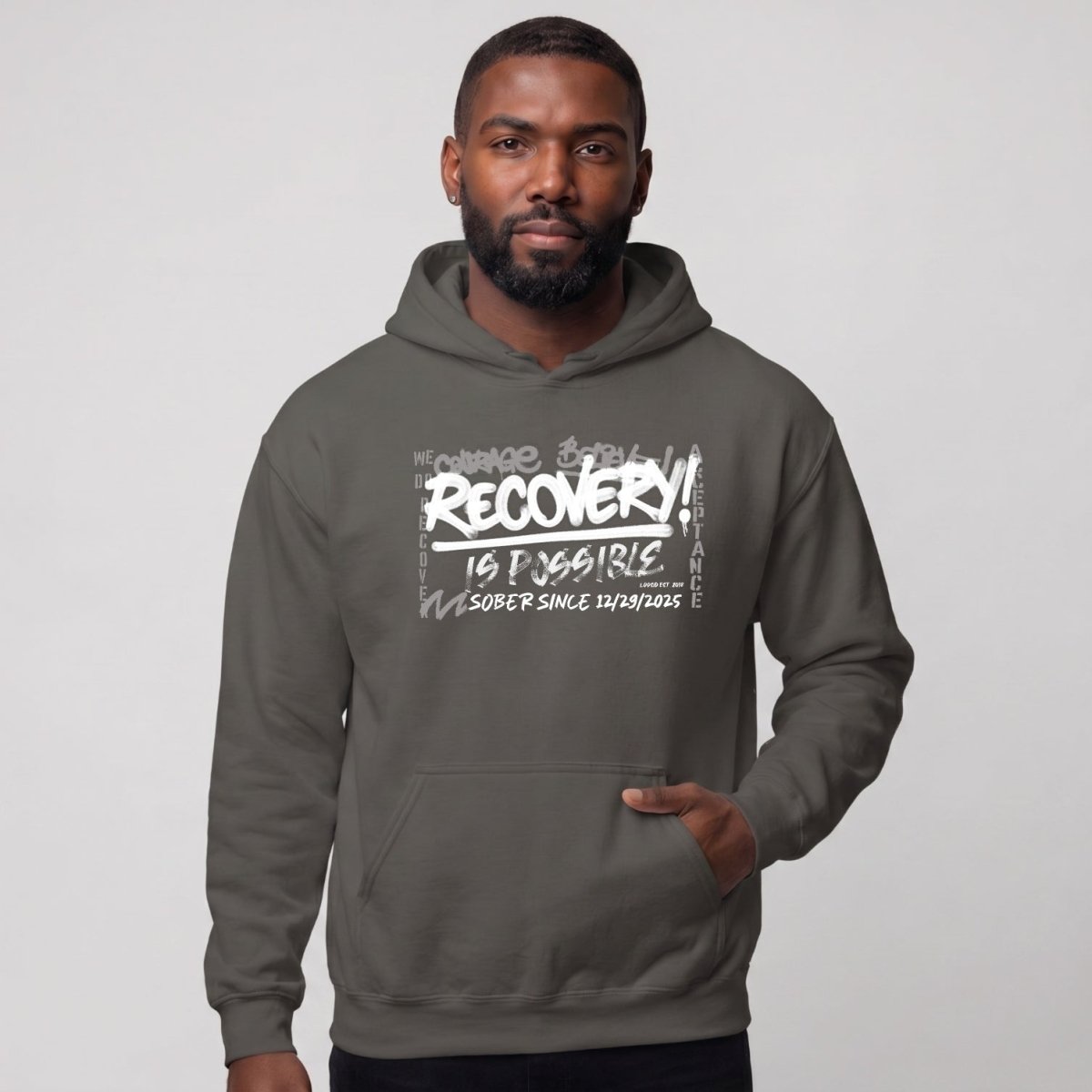 Recovery Hoodie | Men's Recovery Is Possible Hoodie