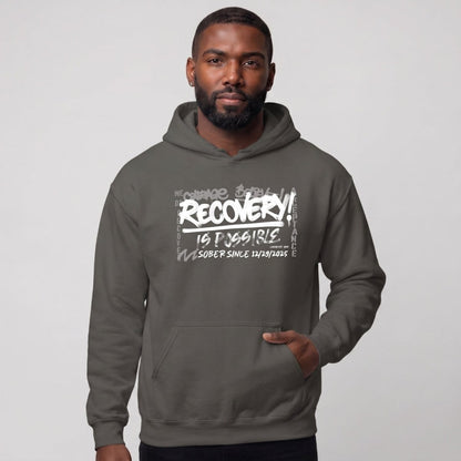 Recovery Hoodie | Men's Recovery Is Possible Hoodie