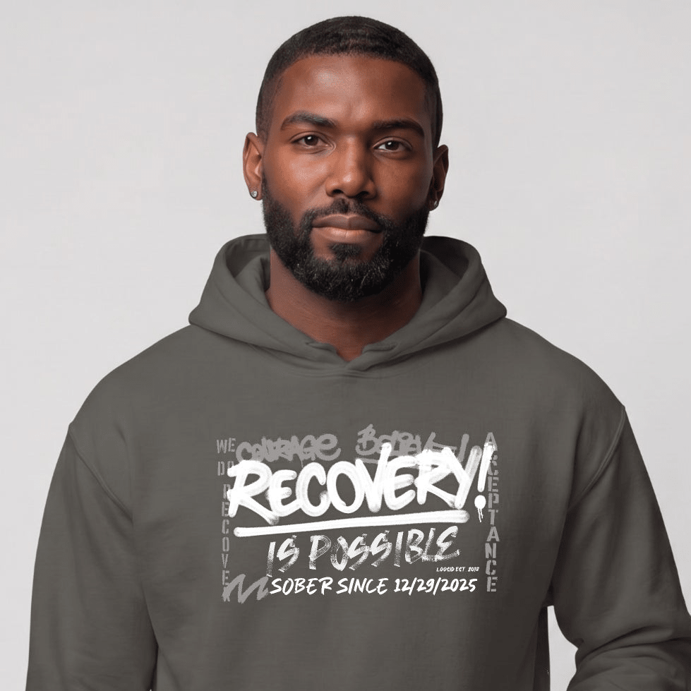 Recovery Hoodie | Men's Recovery Is Possible Hoodie