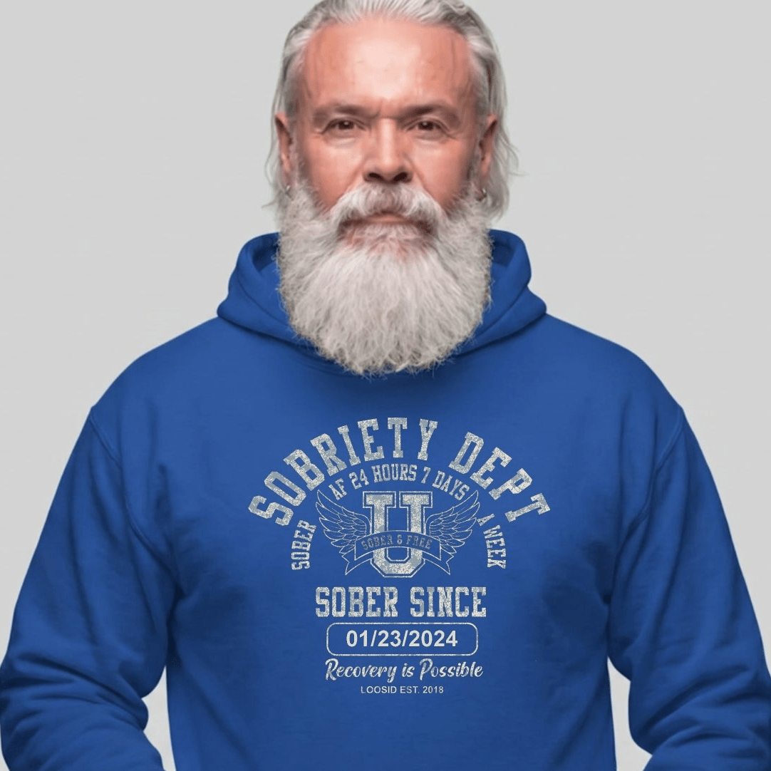 Recovery Hoodie | Men's Sobriety Dept 24/7 Hoodie