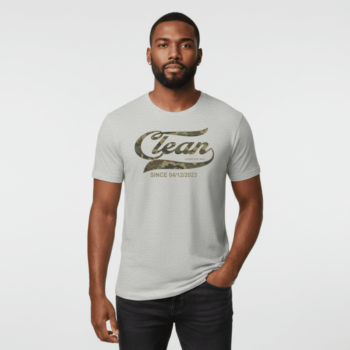Recovery Date Men's Sobriety Sober T Shirt product photo (view 10)